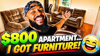 Dontay London: $800 Apartment... I Got Furniture! | LIVE REACTION