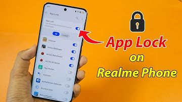 How to lock apps on realme phones