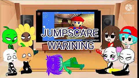 Fandoms & My OCS React to Mario React to Funny Tiktoks