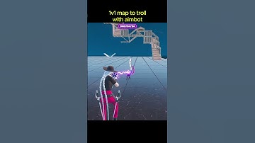 Aimbot 1v1 map trolling #fortnite