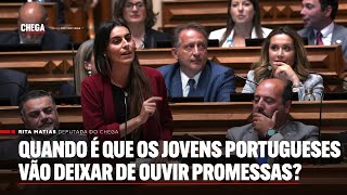 Quando é que os jovens portugueses vão deixar de ouvir promessas?