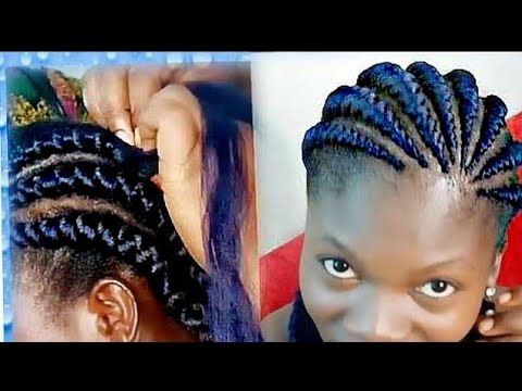 GHANA BRAIDING TUTORIAL. - YouTube