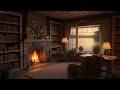 Nighttime Academia Ambience for Reading with Thunderstorm Sounds