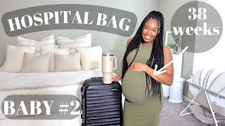 What's in my hospital bag for baby #2 | Labor \& Delivery