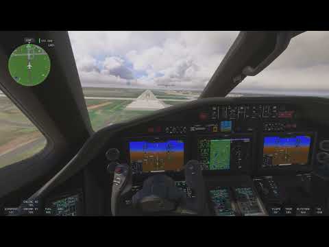 Landing the Cessna Longitude at Halifax International. Msfs 2024 