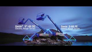 Meet the Genie® S®60 FE Hybrid and S60 DC Electric Telescopic Booms