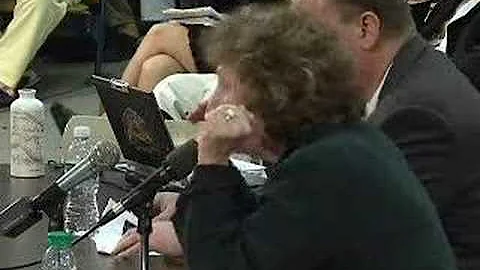 Ruth Balser at Bosley hearing
