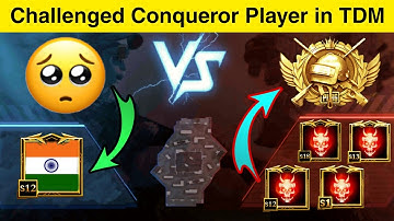 🔥Conqueror Player Challenged by Me for 1vs3 TDM👿🥵|Samsung,A3,A5,A6,A7,J2,J2,J5,J7,S5,S6,S7,A10