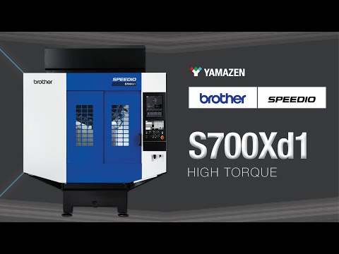 Brother SPEEDIO S700Xd1: High Torque, 1045 Steel Demo