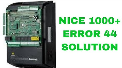 MONARCH NICE 1000+ (3000,3000+) CONTROLLER ERROR 44 and ERROR 30 SOLUTION FULL EXPLAIN IN HINDI