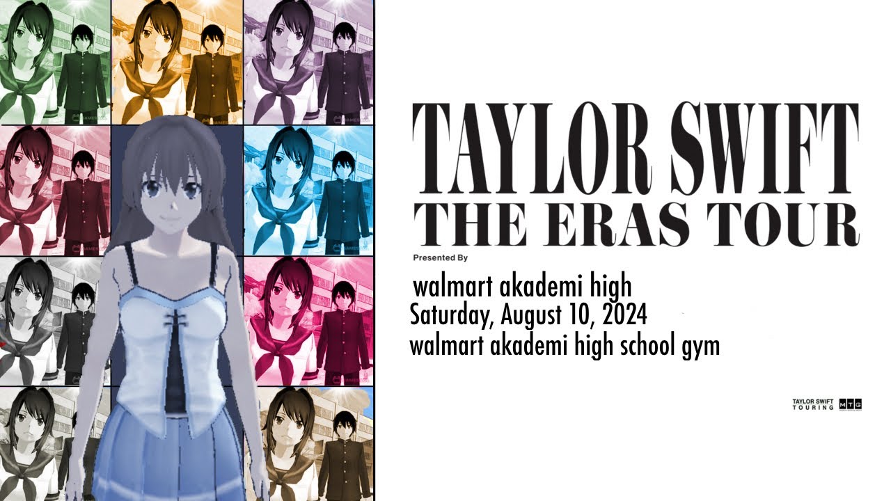 ayano goes to the eras tours 🩷✨ | ‼️ READ PINNED COMMENT ‼️ | high school simulator 2018