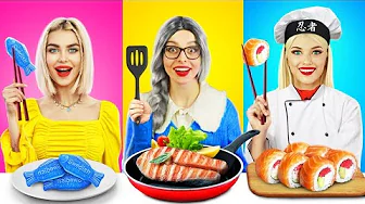 Tantangan Masak Aku vs Nenek vs Chef | Tantangan Gila & Hack Parenting oleh RATATA