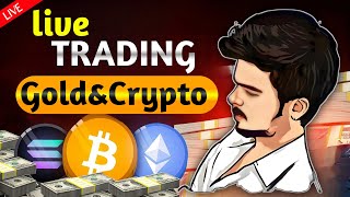 crypto intraday trading | live bitcoin Trade #intradayx