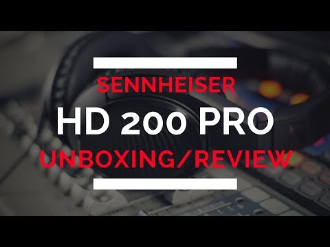 Sennheiser HD 200 Pro Review and Unboxing!