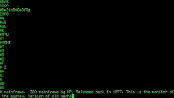 Hewlett-Packard Z80-based mainframe (1977)