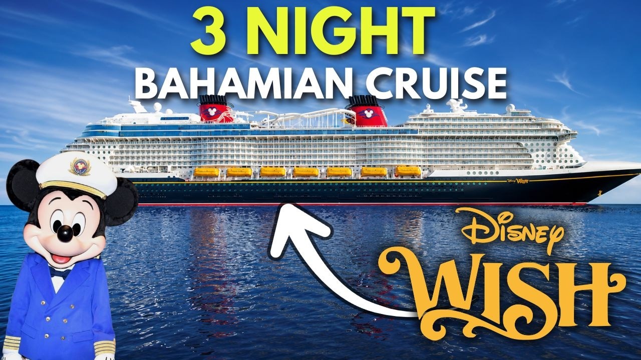 Our FIRST TIME on Disney Wish! | Full 3-Night Bahamian Cruise 🚢 in UNDER 25 minutes! ⏰