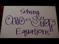 Solving One-Step Equations Quiz