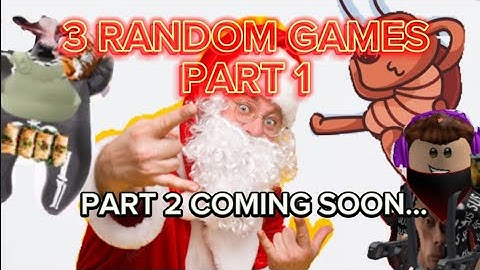 Part 1 of 3 random games with @bones_lex and Santa (I guess)