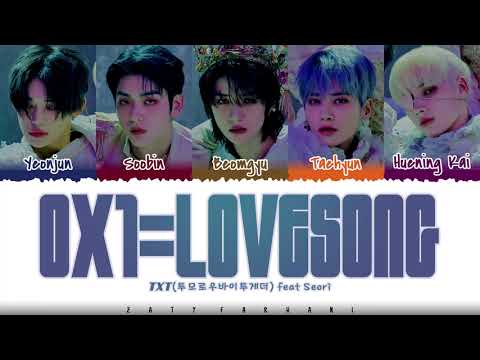 TXT   0X1LOVESONG I Know I Love You feat Seori Lyrics Color Coded Han Rom Eng