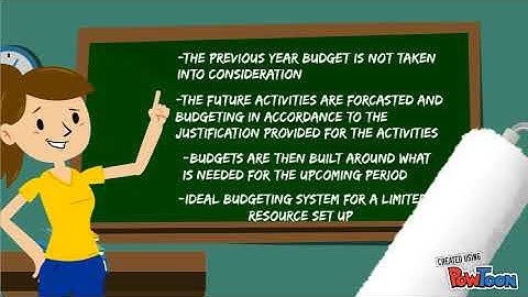 Zero Based Budgeting