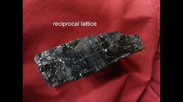 The reciprocal lattice and diffraction  (2016) - lecture 6