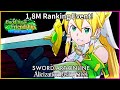 1.8M Budding Friendship Ranking Event Run! Off-Matched Weapons, LVL 105 Units! SAO Rising Steel!