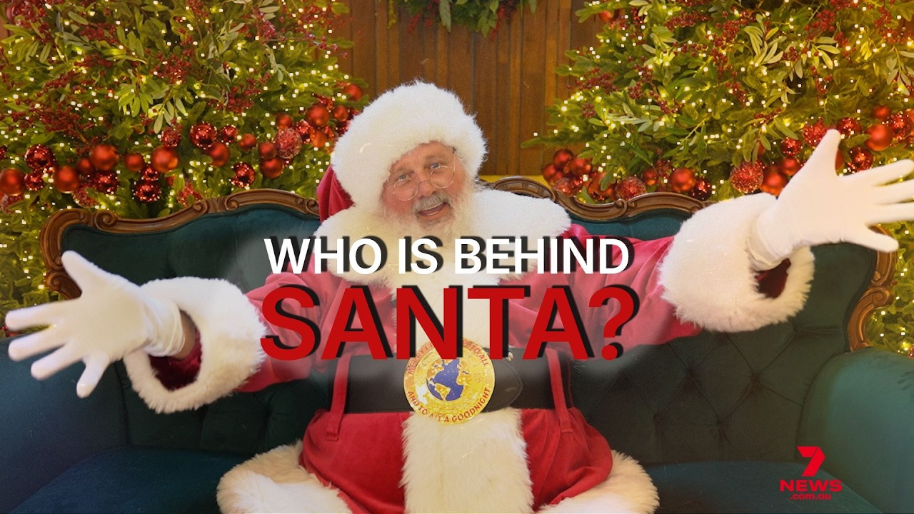 Meeting Santa: Who is behind the big red suit?| 7NEWS