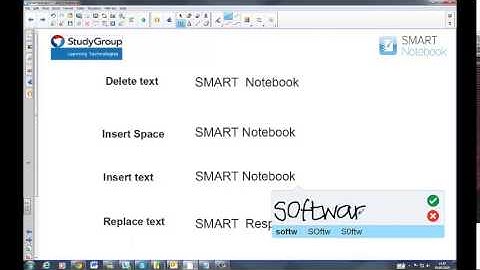 Smart Notebook Text Pen
