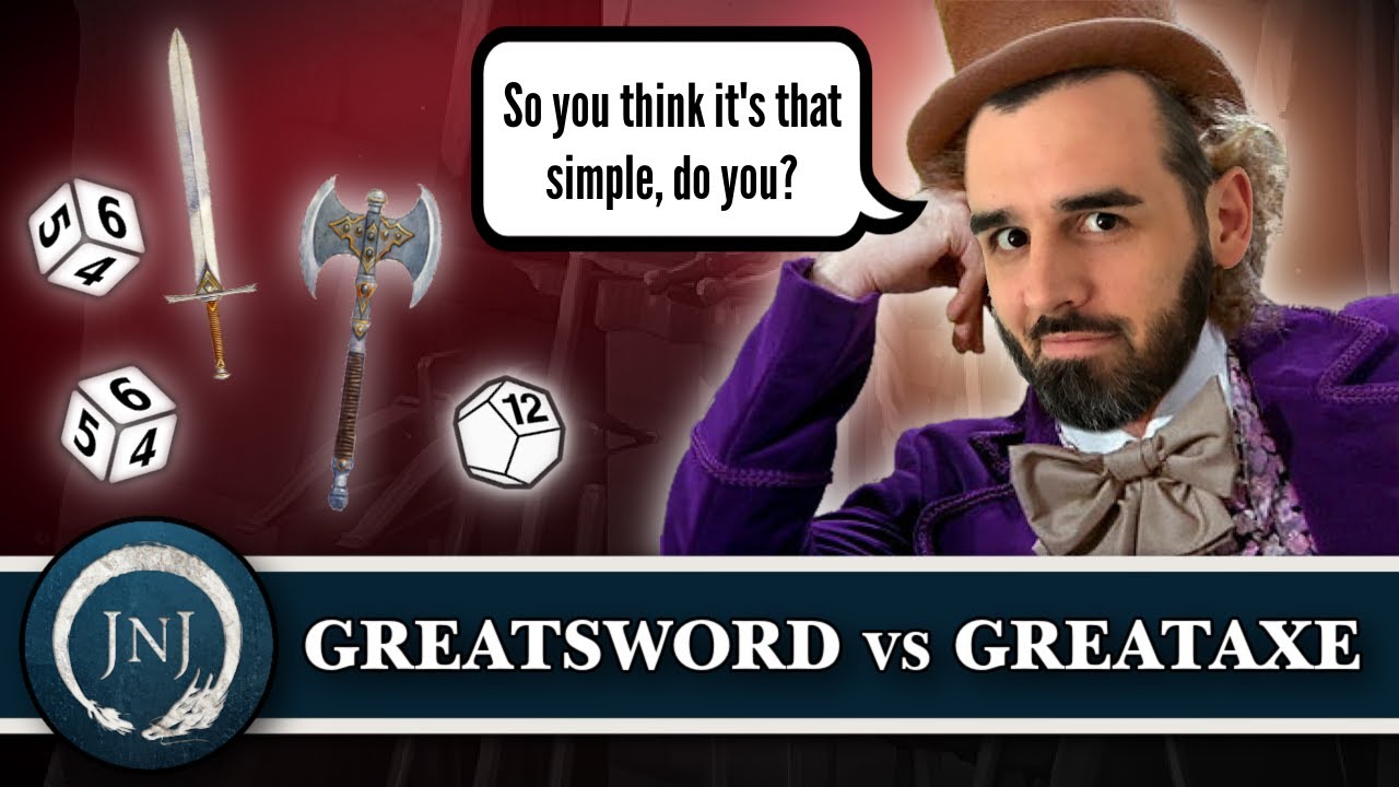 Greatsword vs Greataxe D&D 5e Dungeons & Dragons YouTube