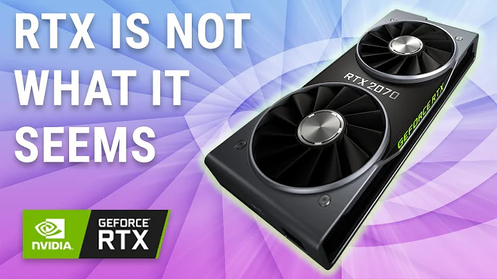 La supercherie de Nvidia. RTX ne signifie pas ray tracing.