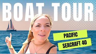 BOAT TOUR of a PACIFIC SEACRAFT 40!
