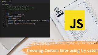 #52 Throwing Custom Error using try catch | JavaScript Course in Hindi