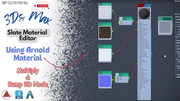 3Ds Max Slate Material Editor/ Arnold / #texturing #texturegraph
