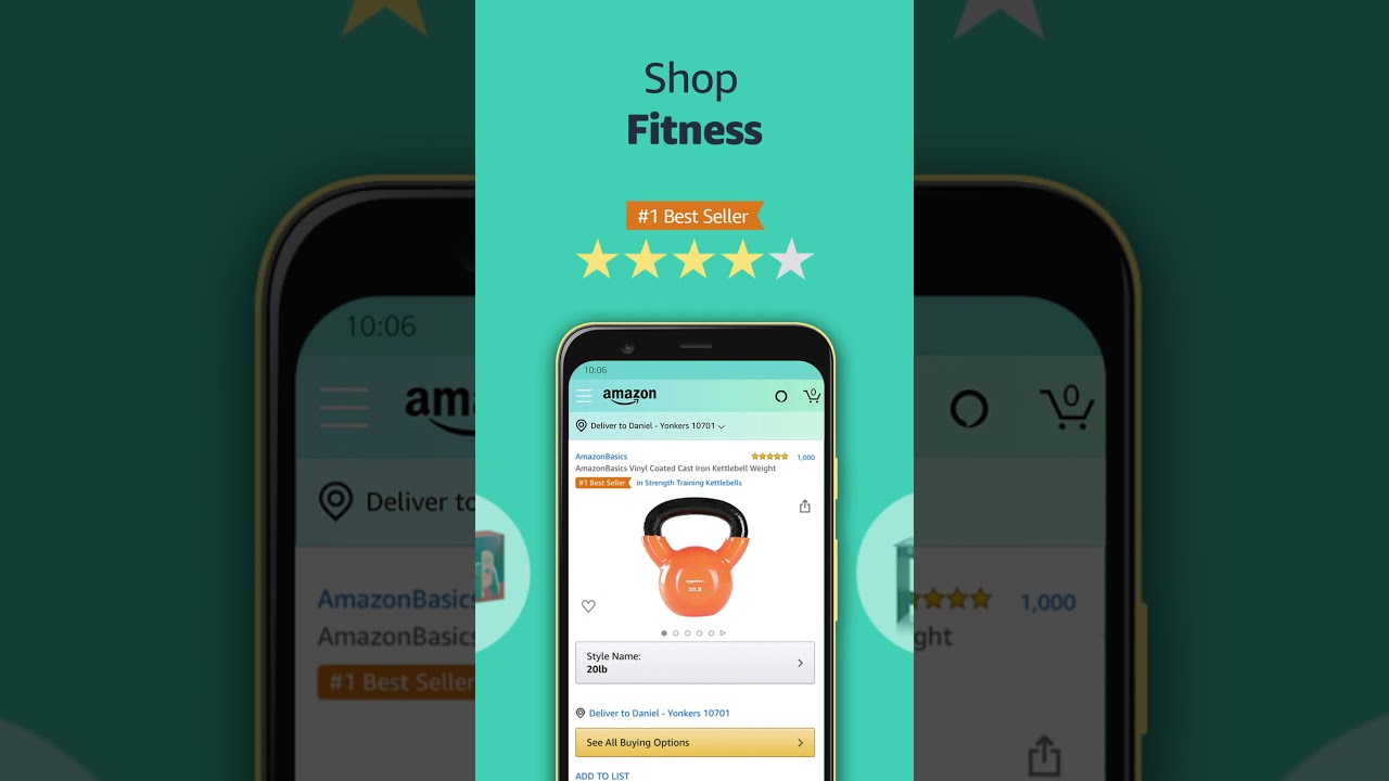 Everything you need delivered to your home. Get the Amazon app -  ᠌