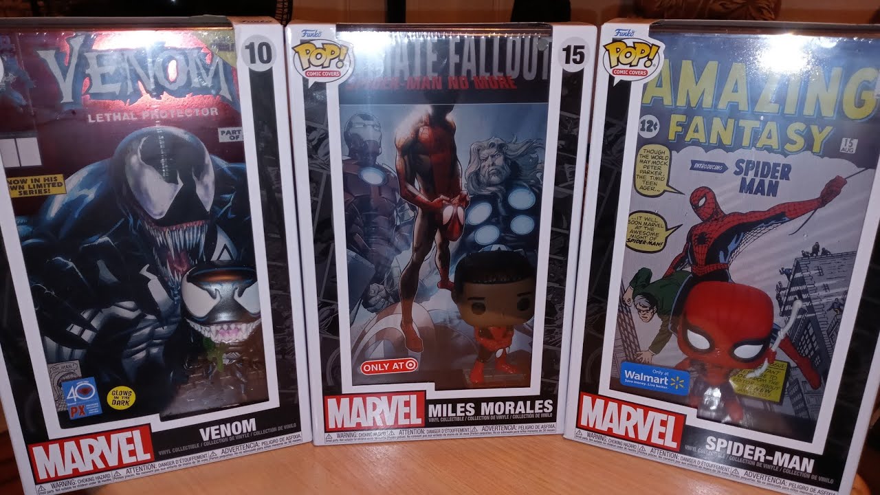 Funko Pop! Cover Art Marvel Miles Morales Vinyl Bobblehead (Target
