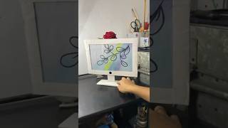 Cardboard TV making 📺#youtubeshorts #artandcraft #shortsvideo #diy #tv #cardboardcraft #easy