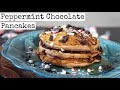 Peppermint Chocolate Pancakes | Vegan