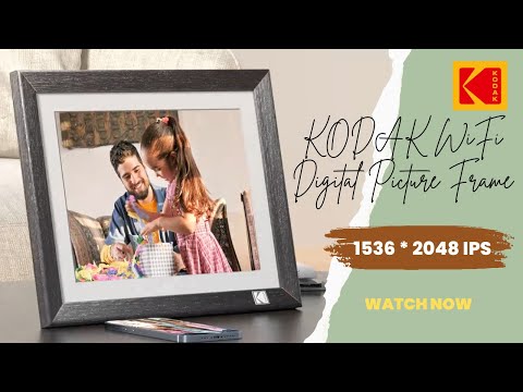 KODAK WiFi Digital Picture Frame, HDPF-P978 9.7 inch touch screen