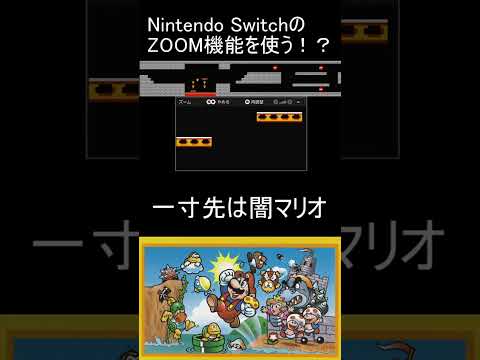 7-4 一寸先は闇マリオ Nintendo SwitchのZOOM機能を使う!? 7-4 一寸先は闇マリオ Nintendo SwitchのZOOM機能を使う!?