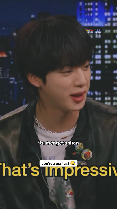 suara ketawa Jin suka banget dengernya 😅