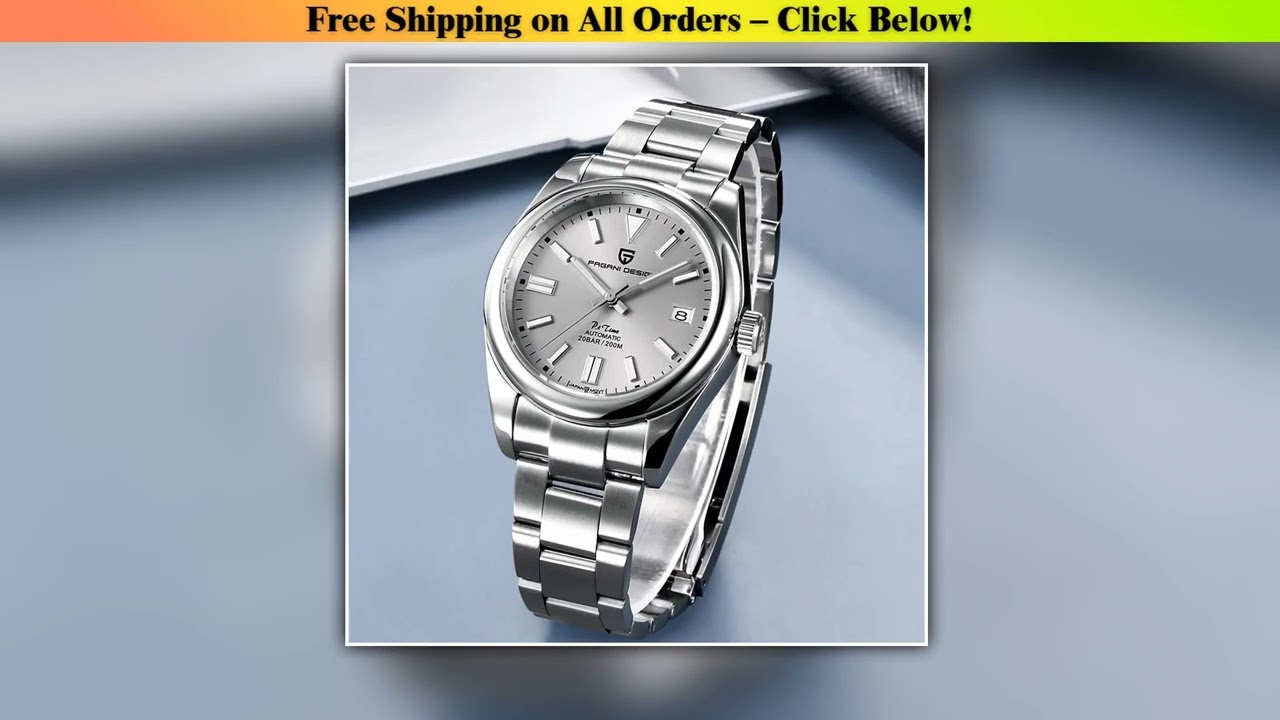 PAGANI DESIGN Luxury Classic Men's Mechanical Automatic Watches NH35A Stainless Steel Sports