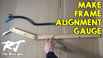 How To Make A Cheap Bike Frame Alignment Gauge Tool