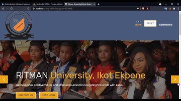 Online Student Admission System in PHP DEMO