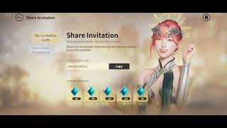Rise of Eros. If anyone still needs share invitation codes for gems.