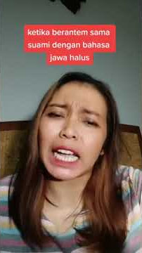 saat wong jowo marah pakai bahasa kromo inggil