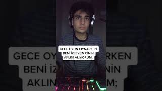 Gece Beni İzleyen Cinin Aklını Alıyorum #shorts