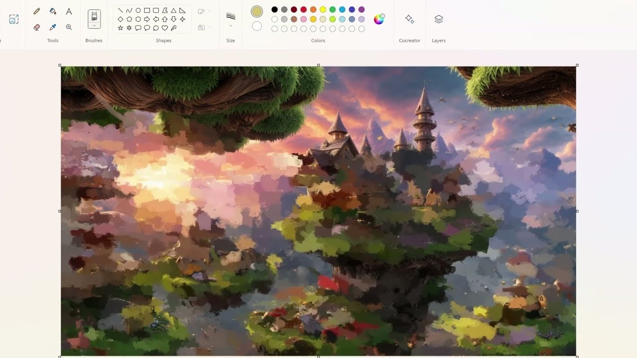 Unveiling Mesmerizing AI Art: MS Paint Time-Lapse Cleanup - YouTube