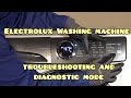 Electrolux Washing machine repair - troubleshooting and test mode