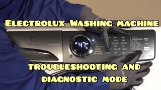 Electrolux Washing machine repair -  test mode