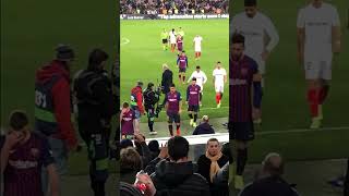Messi, Suarez And Coutinho Up Close Fc Barcelona Vs. Sevilla Fc At The Camp Nou